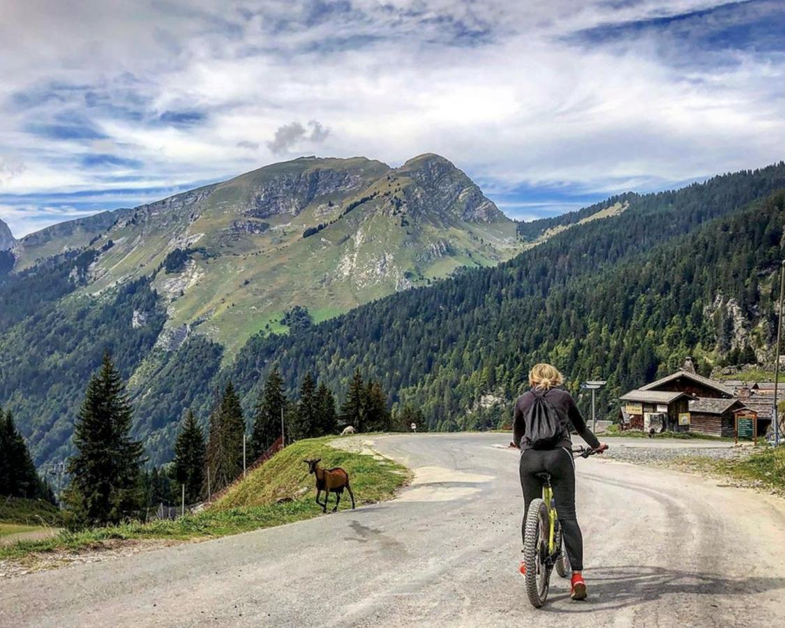 Micro-Lodge, Le Petit Nid D'Amour Montriond Buitenkant foto
