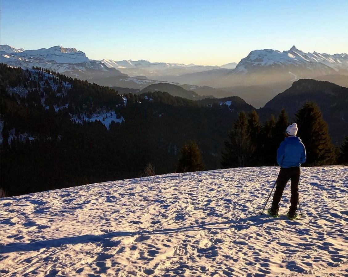 Micro-Lodge, Le Petit Nid D'Amour Montriond Buitenkant foto
