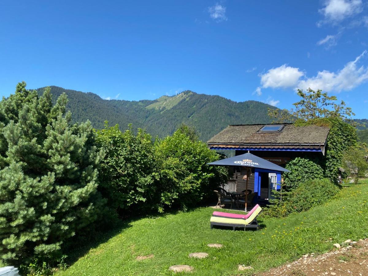 Micro-Lodge, Le Petit Nid D'Amour Montriond Buitenkant foto