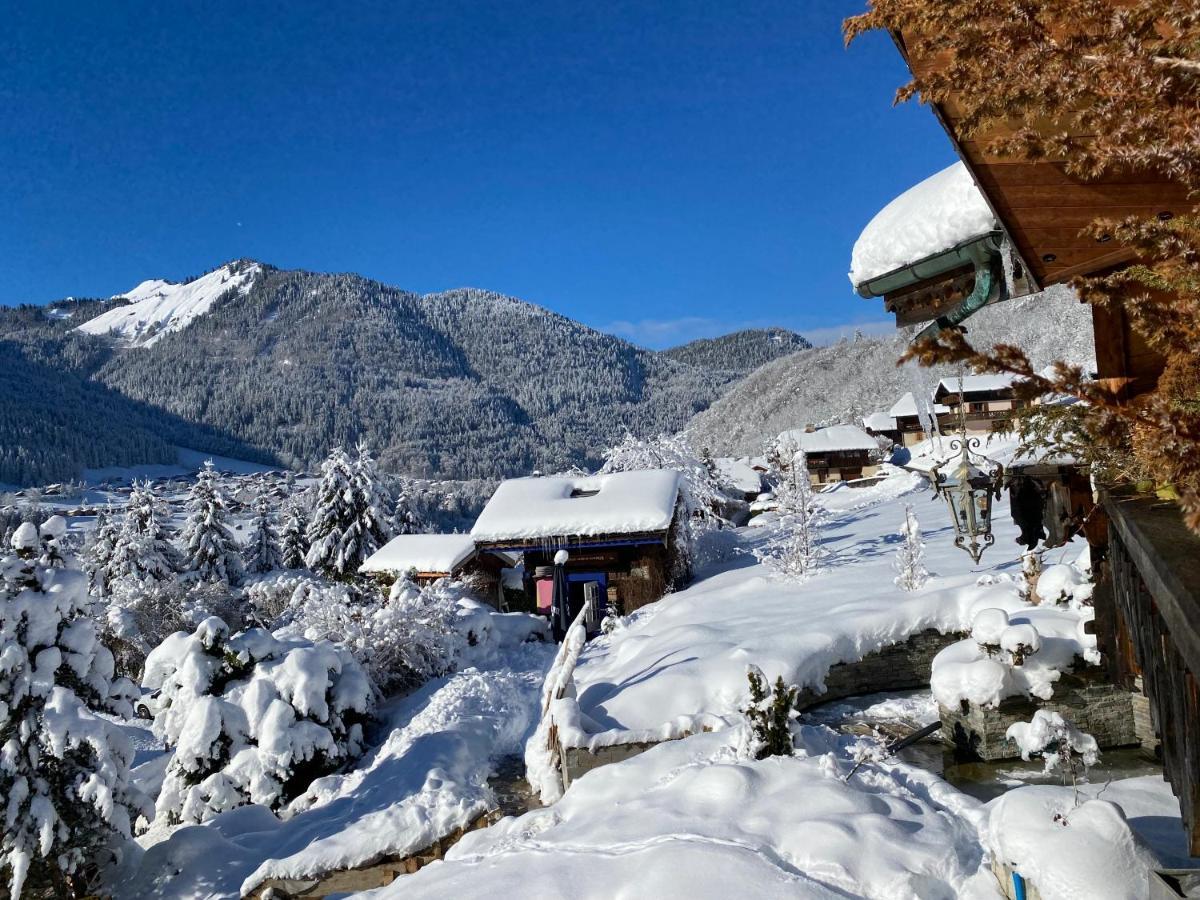 Micro-Lodge, Le Petit Nid D'Amour Montriond Buitenkant foto