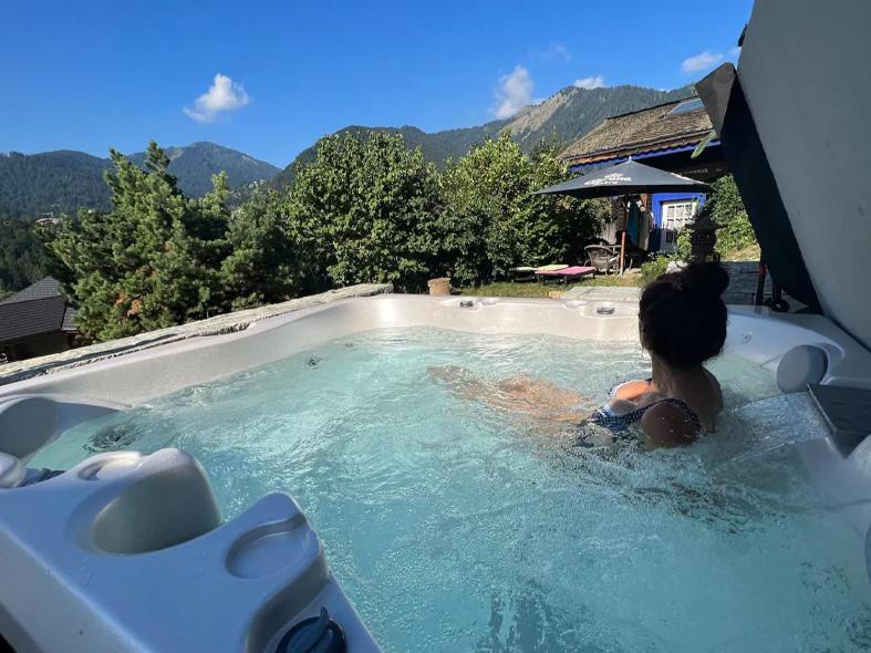 Micro-Lodge, Le Petit Nid D'Amour Montriond Buitenkant foto
