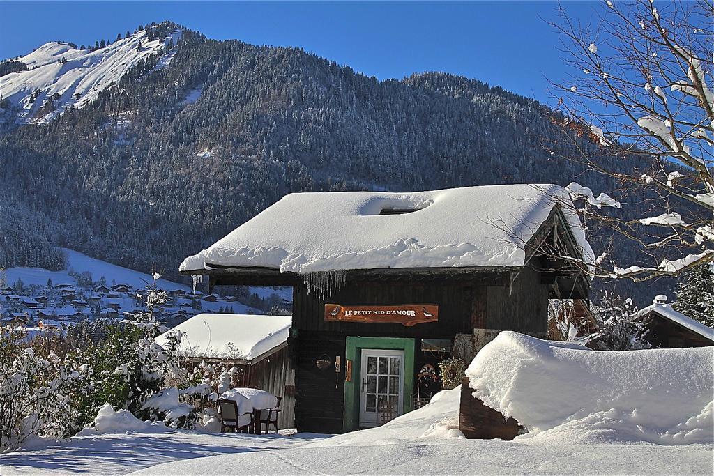 Micro-Lodge, Le Petit Nid D'Amour Montriond Buitenkant foto