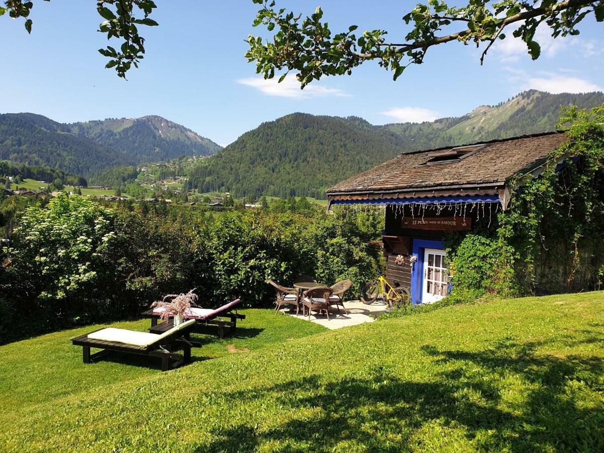 Micro-Lodge, Le Petit Nid D'Amour Montriond Buitenkant foto