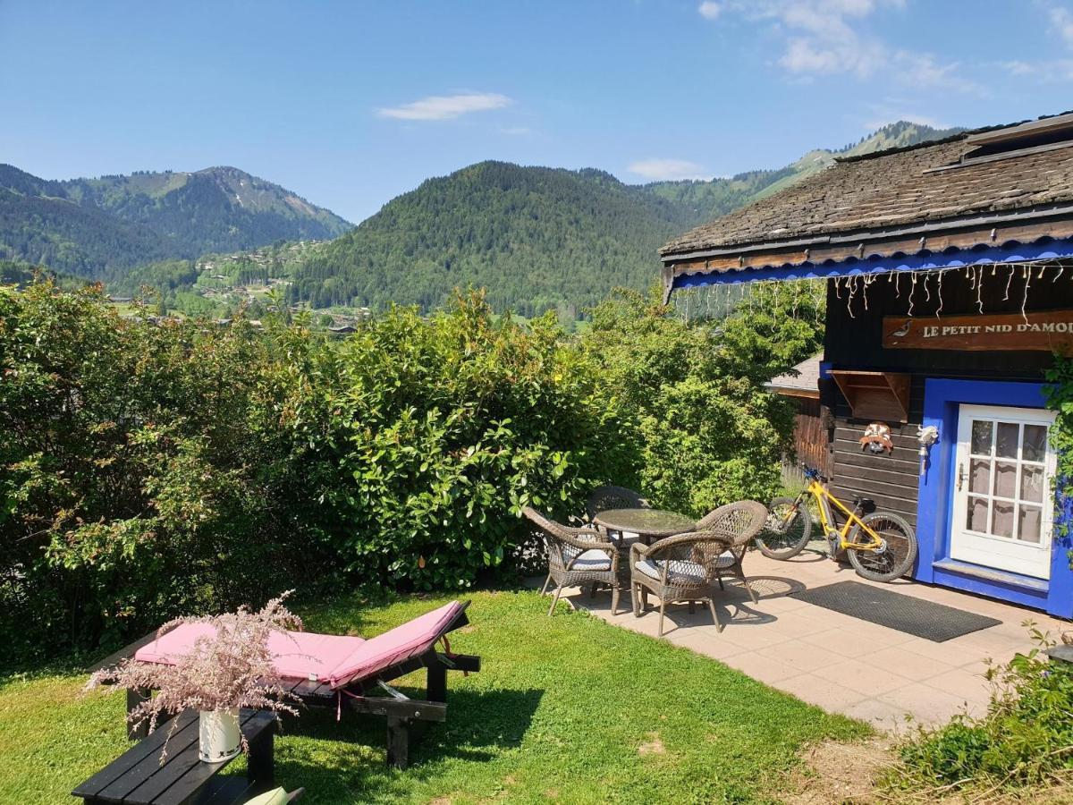 Micro-Lodge, Le Petit Nid D'Amour Montriond Buitenkant foto